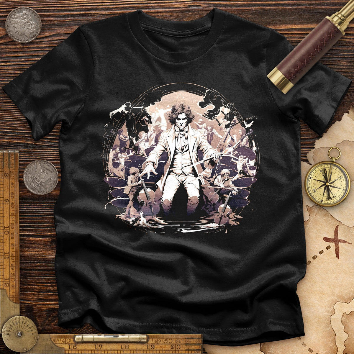 Beethoven Conducting Premium Quality Tee