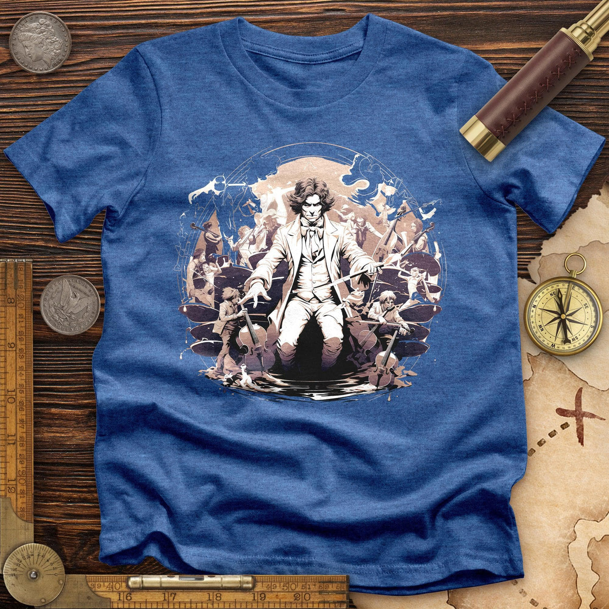 Beethoven Conducting Premium Quality Tee