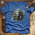 Haunting Medusa With Snake Premium QualityTee