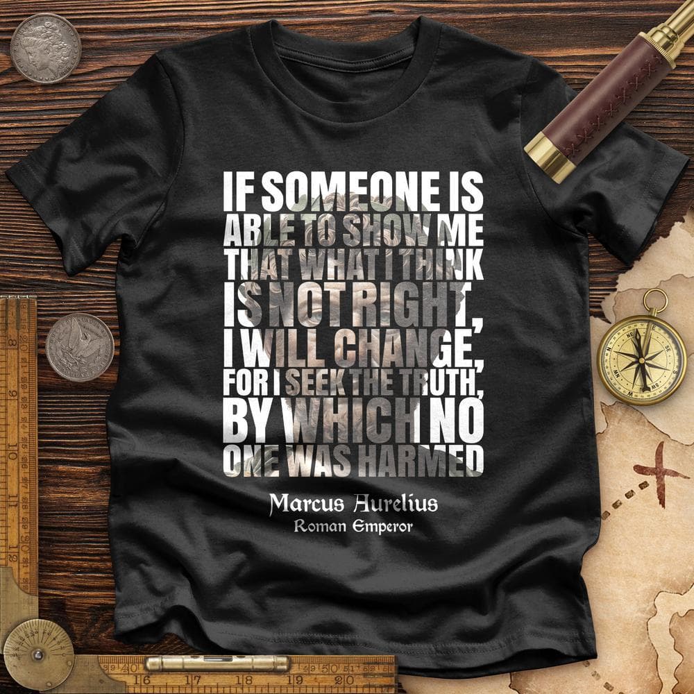 Marcus Aurelius Quote Premium Quality Tee