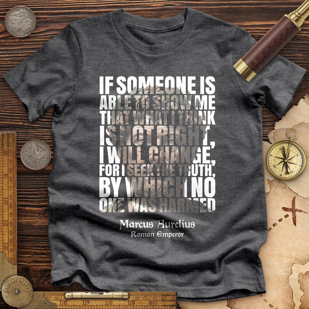 Marcus Aurelius Quote Premium Quality Tee