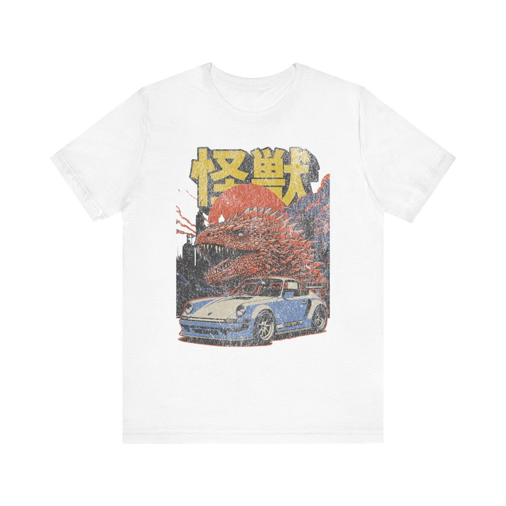 Japanese Monster and Porsche Vintage Graphic