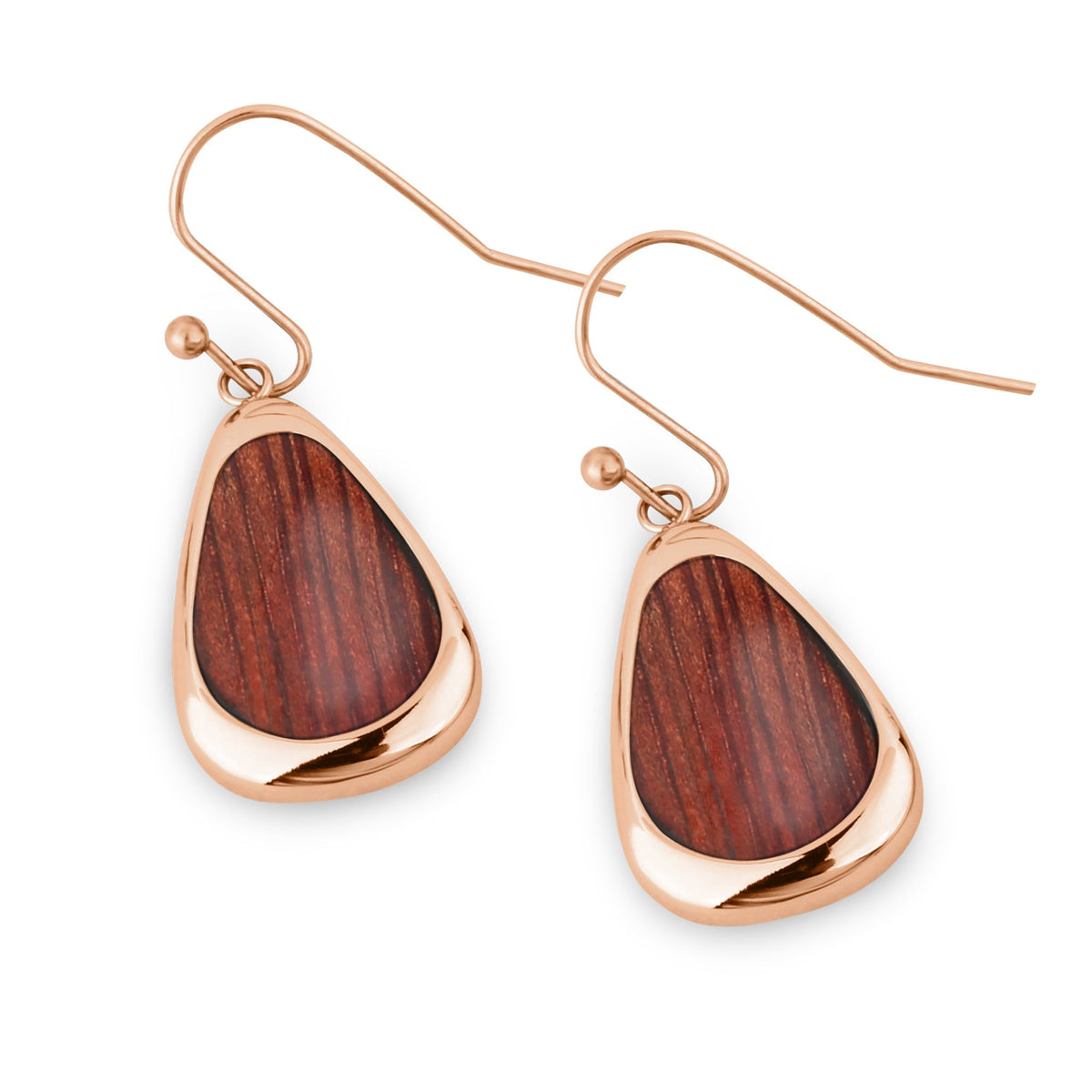 Jarrah Drop Earrings - Rose Gold