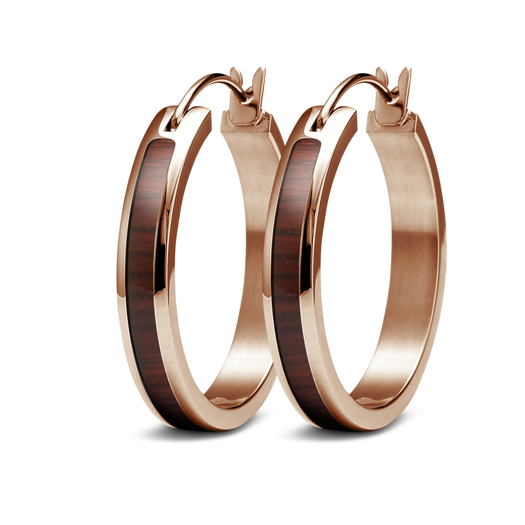 Jarrah Hoop Earrings - Rose Gold