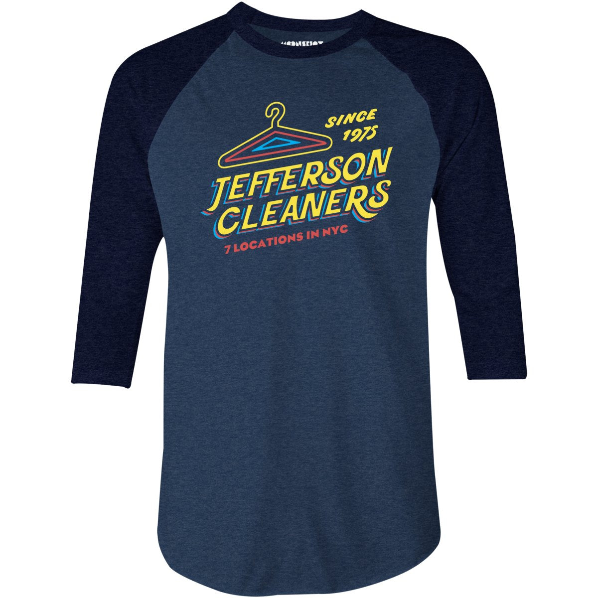 Jefferson Cleaners - 3/4 Sleeve Raglan