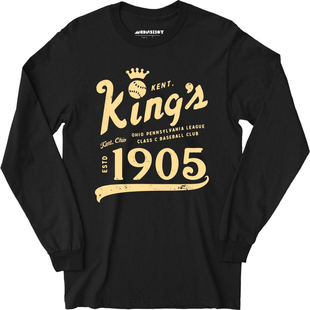 Kent Kings - Ohio - Vintage Defunct Baseball Teams - Long Sleeve