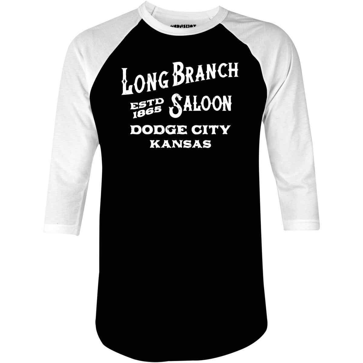 Long Branch Saloon Gunsmoke - 3/4 Sleeve Raglan