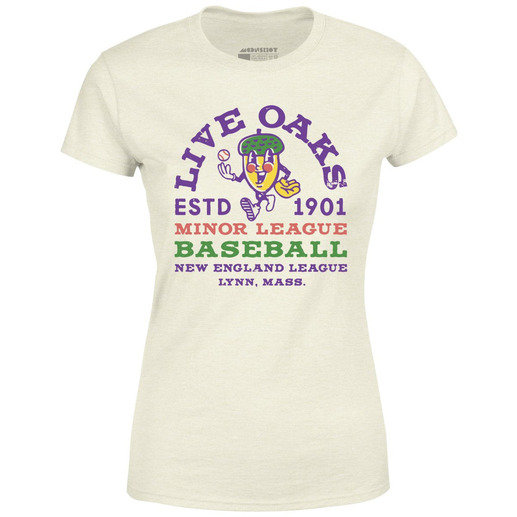 Lynn Live Oaks - Massachusetts - Vintage Defunct Baseball Teams - Women's