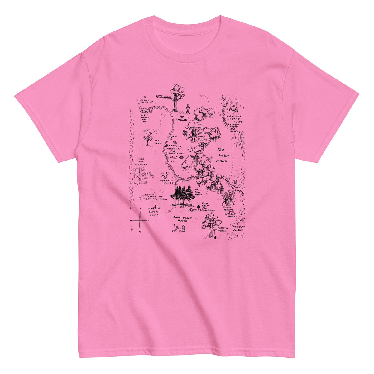 100 Acre Map Men's Classic Tee