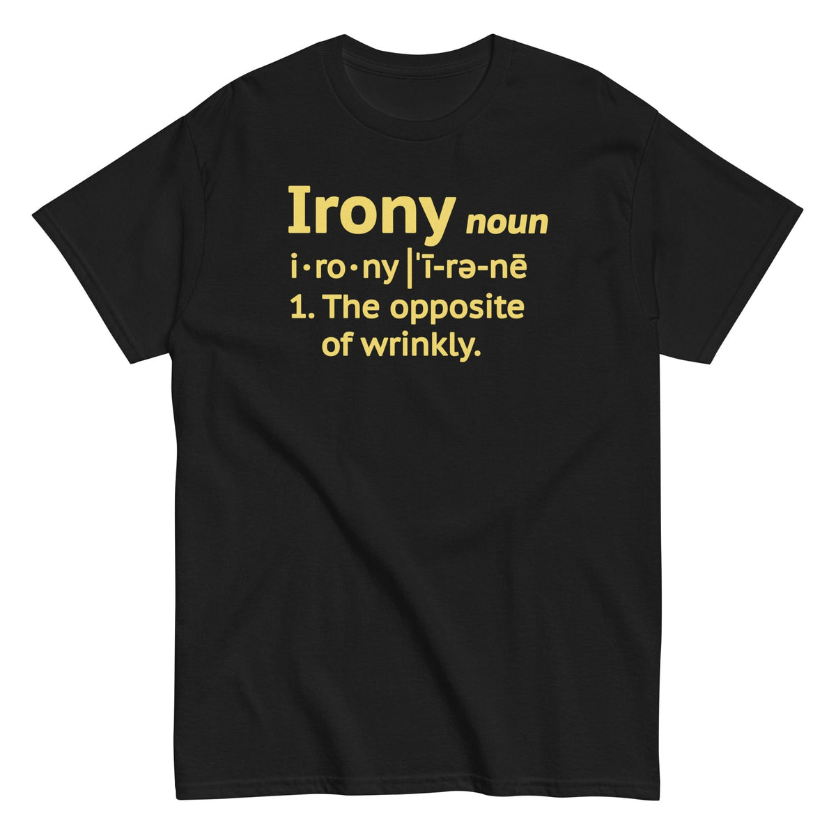 Irony Definition Men's Classic Tee