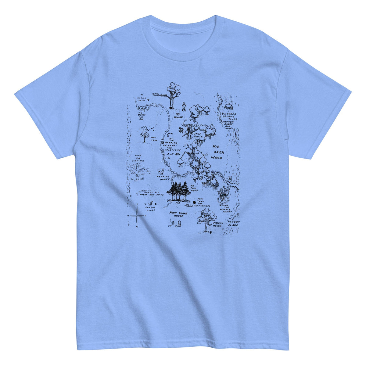 100 Acre Map Men's Classic Tee