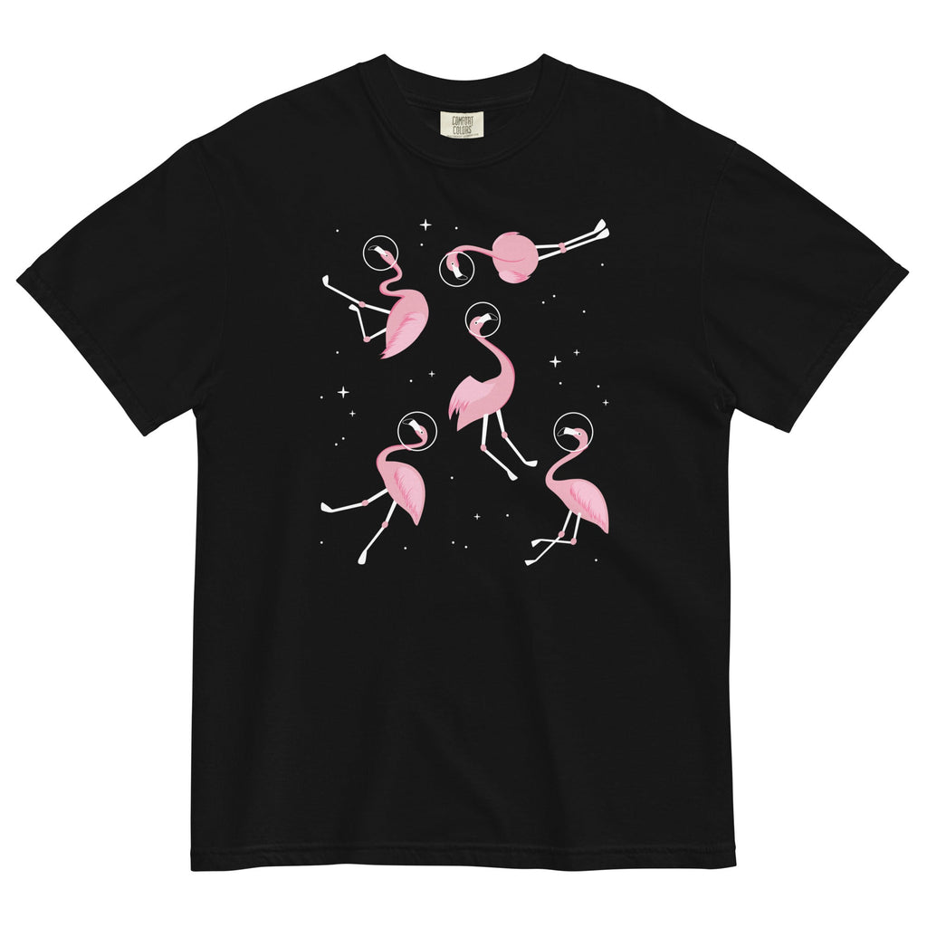 Flamingos In Space Men's Relaxed Fit Tee