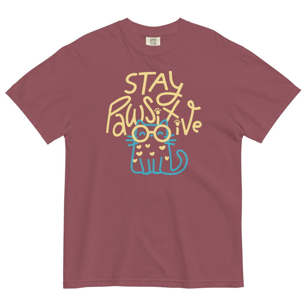 Stay Pawsitive Men's Relaxed Fit Tee