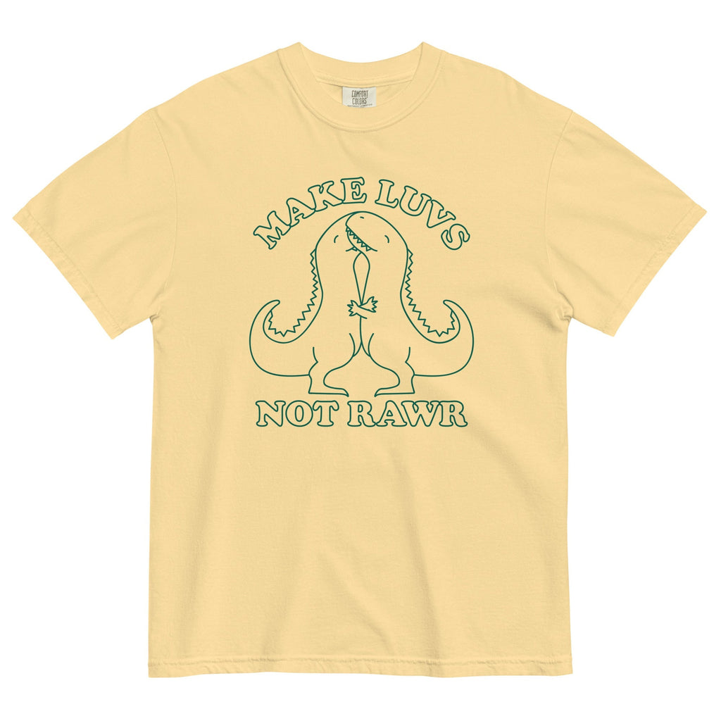 Make Luvs Not Rawr Men's Relaxed Fit Tee