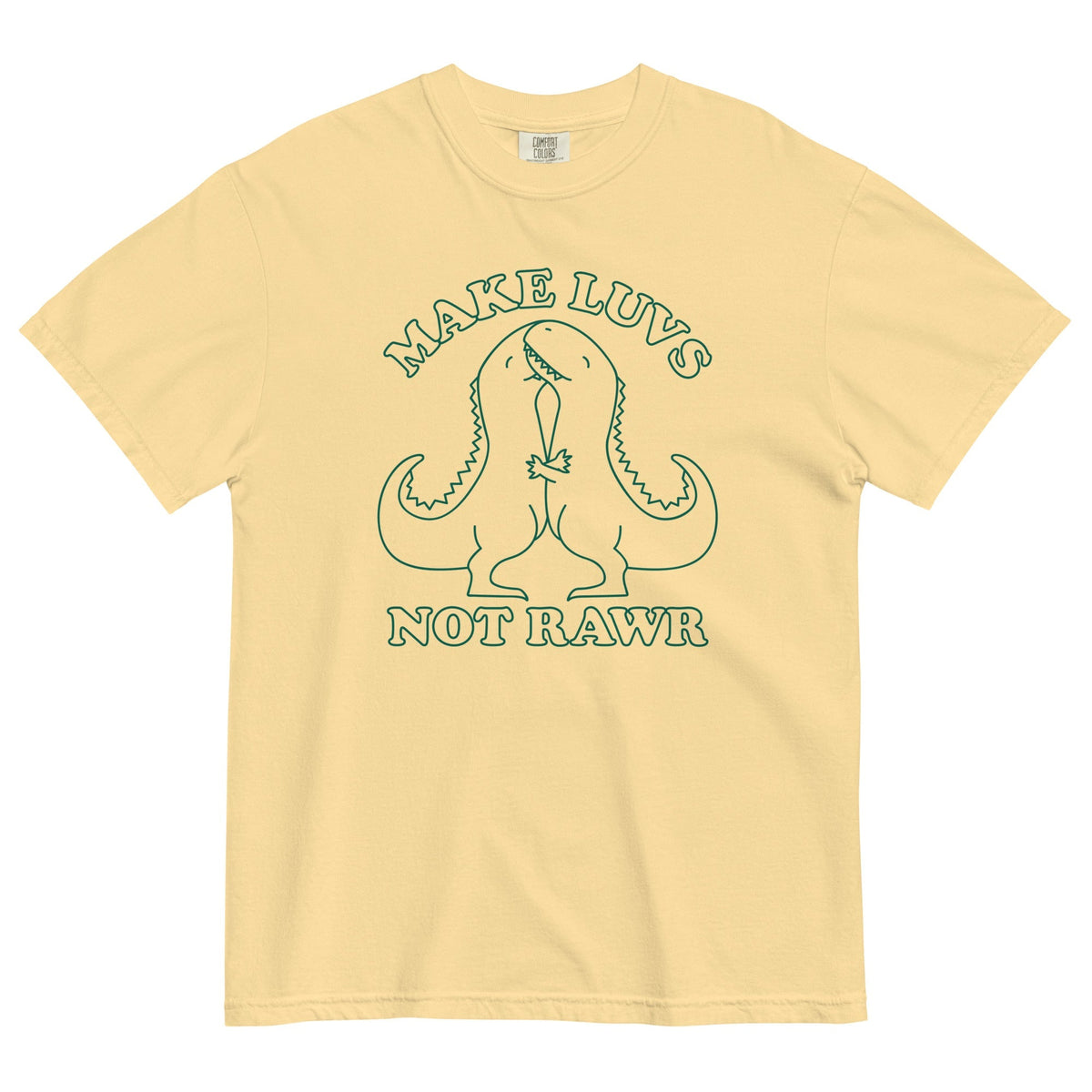 Make Luvs Not Rawr Men's Relaxed Fit Tee