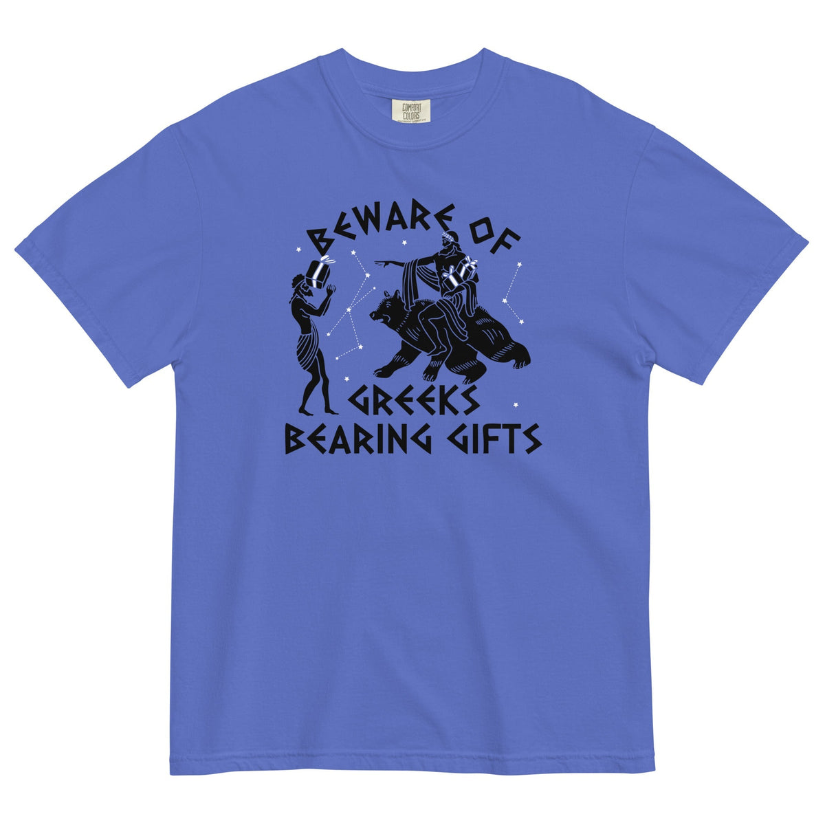 Beware Of Greeks Bearing Gifts Men's Relaxed Fit Tee