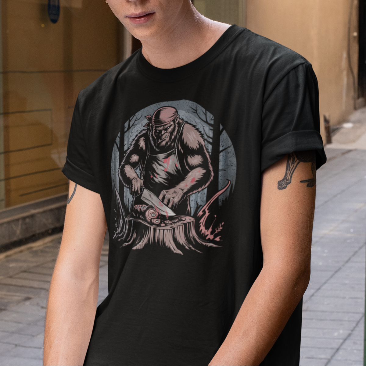 Bigfoot Chef Unisex Tee