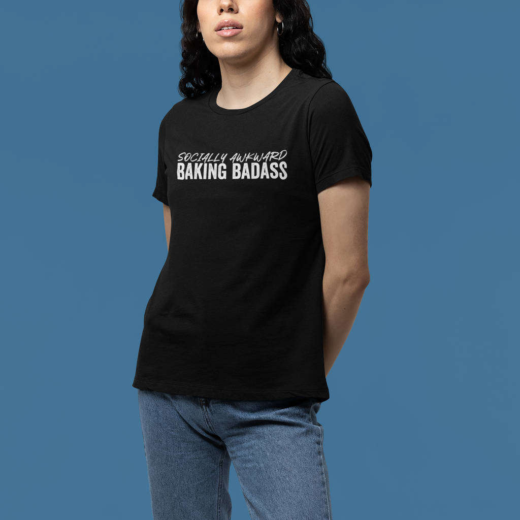 Baking Badass Women's Relaxed Tee