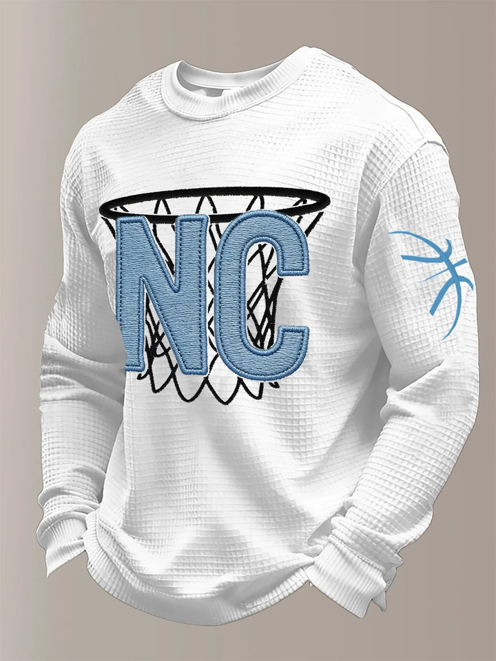 North Carolina Tar Heels Waffle Sweatshirt Basketball Shirts Gifts For March Madness Fans