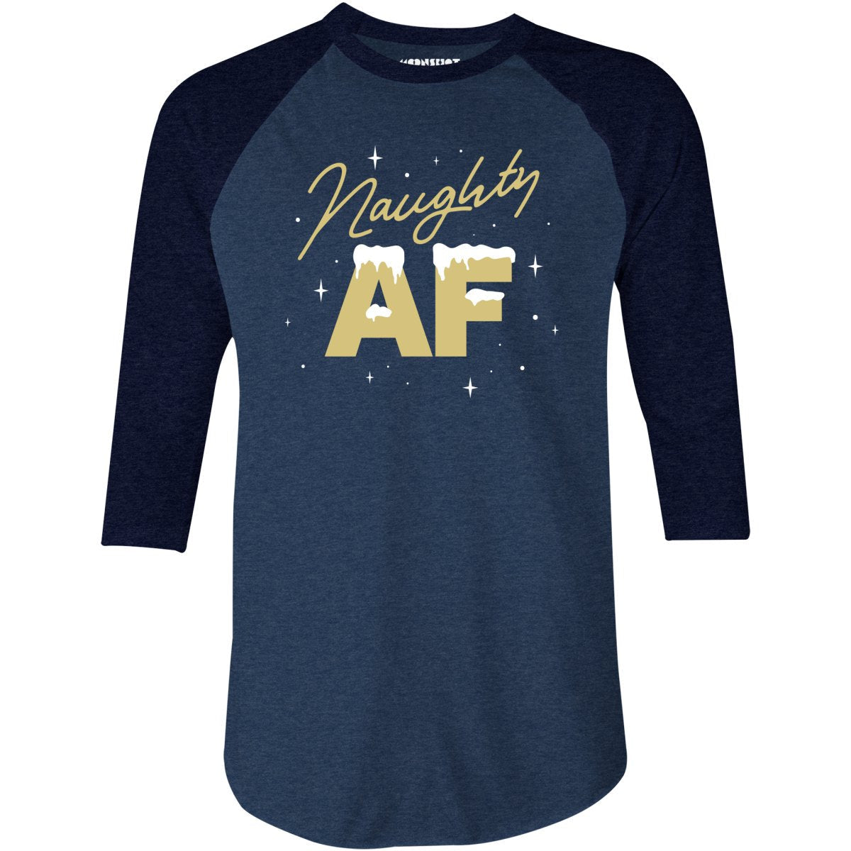 Naughty AF - 3/4 Sleeve Raglan