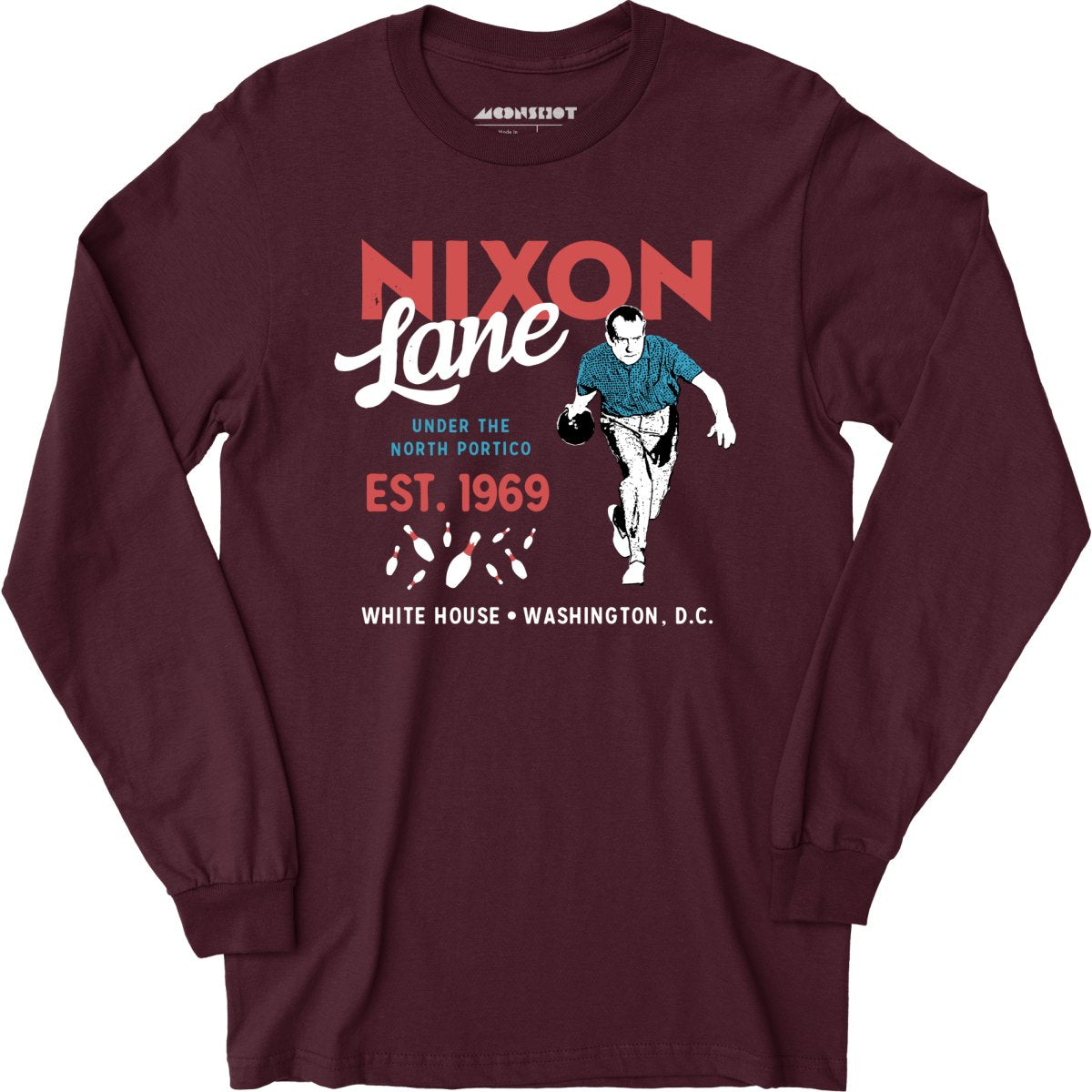 Nixon Lane - Washington D.C. - Vintage Bowling Alley - Long Sleeve