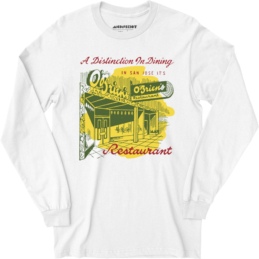 O'Brien's - San Jose, CA - Vintage Restaurant - Long Sleeve