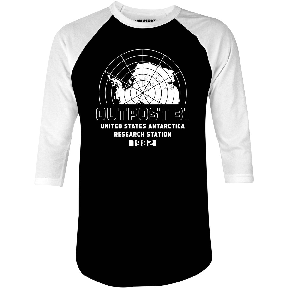 Outpost 31 Antarctica Research Station - 3/4 Sleeve Raglan