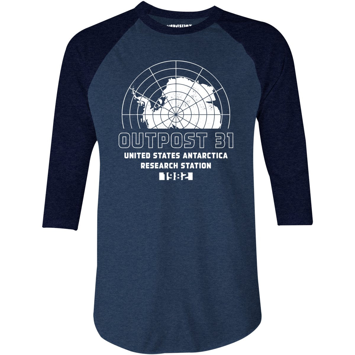 Outpost 31 Antarctica Research Station - 3/4 Sleeve Raglan