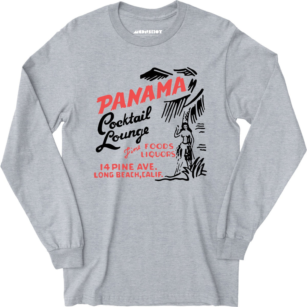 Panama Cocktail Lounge v2 - Long Beach, CA - Vintage Tiki Bar - Long Sleeve