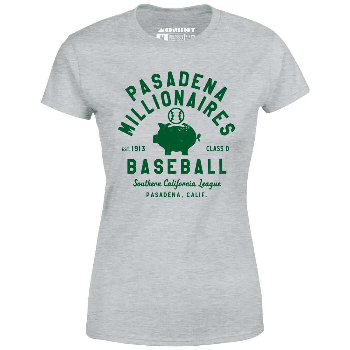 Pasadena Millionaires - California - Vintage Defunct Baseball Teams - Women's