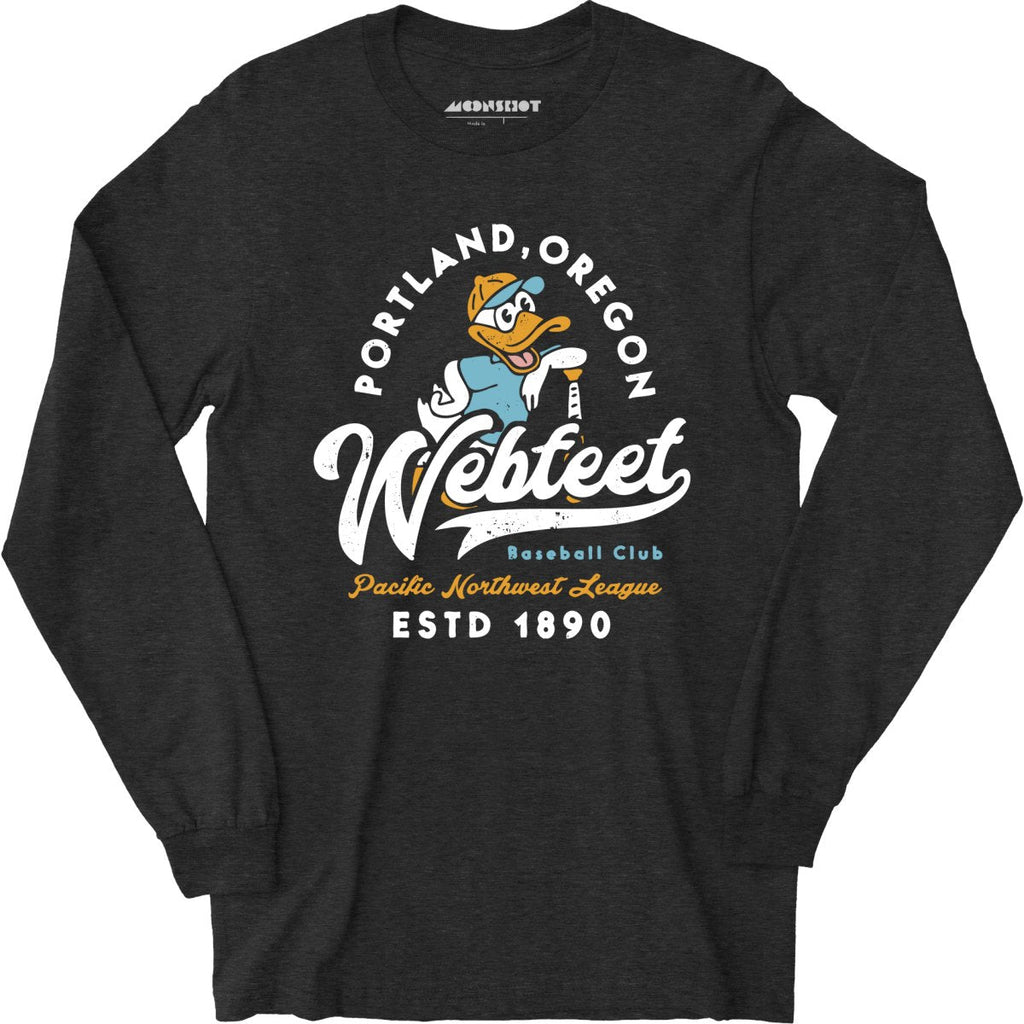 Portland Webfeet - Oregon - Vintage Defunct Baseball Teams - Long Sleeve