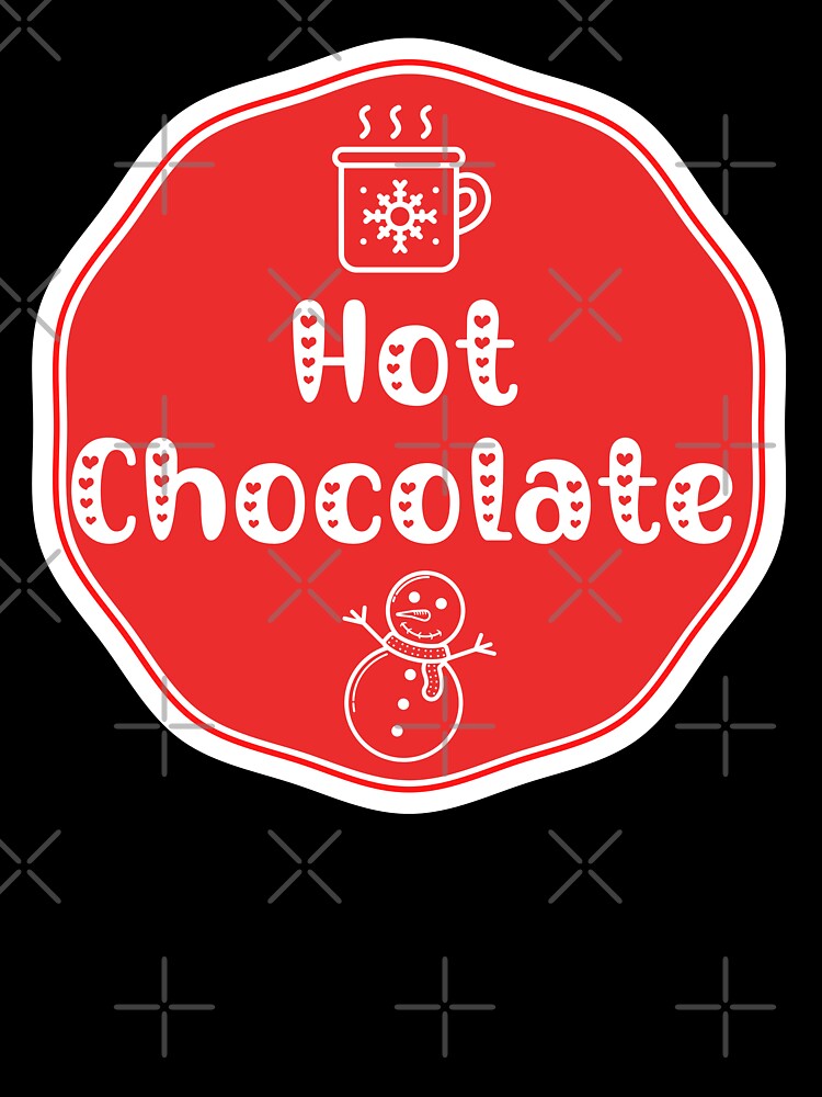 Hot Chocolate - Red Food Container Label by LabelStore