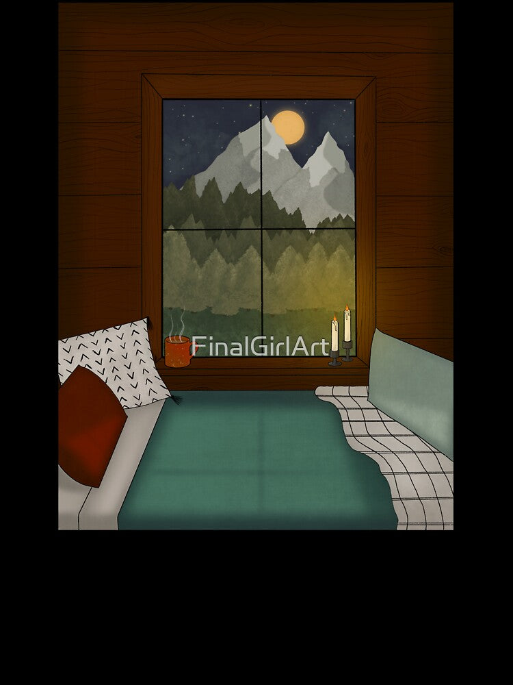 Cozy Cabin by FinalGirlArt