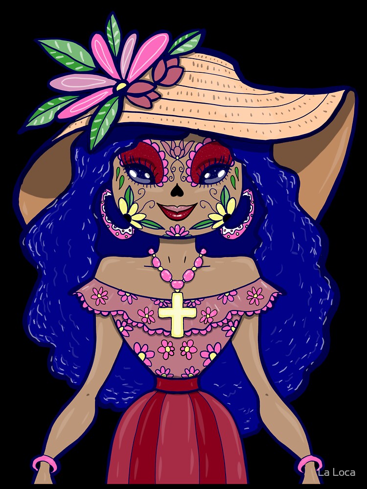 La Catrina Sugar Skull by La Loca