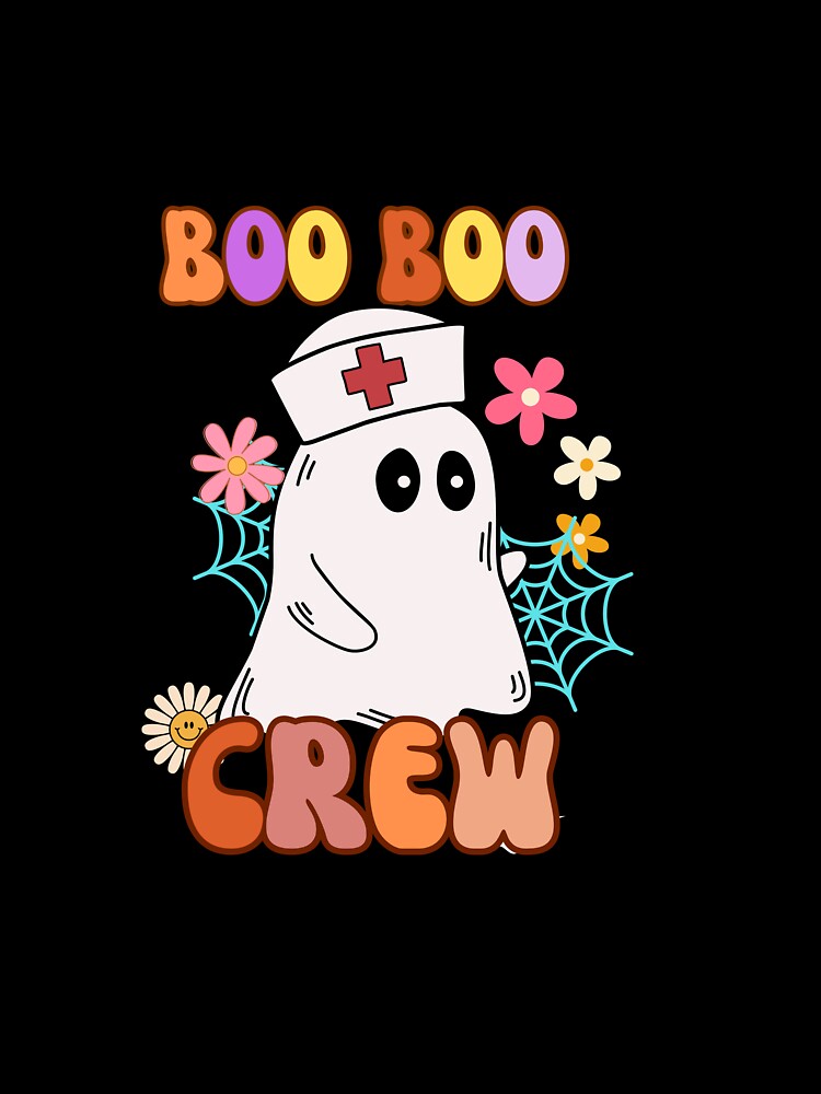 Boo boo Crew - Cut Ghost nurse Groovy by Nass Store ⭐⭐⭐⭐⭐