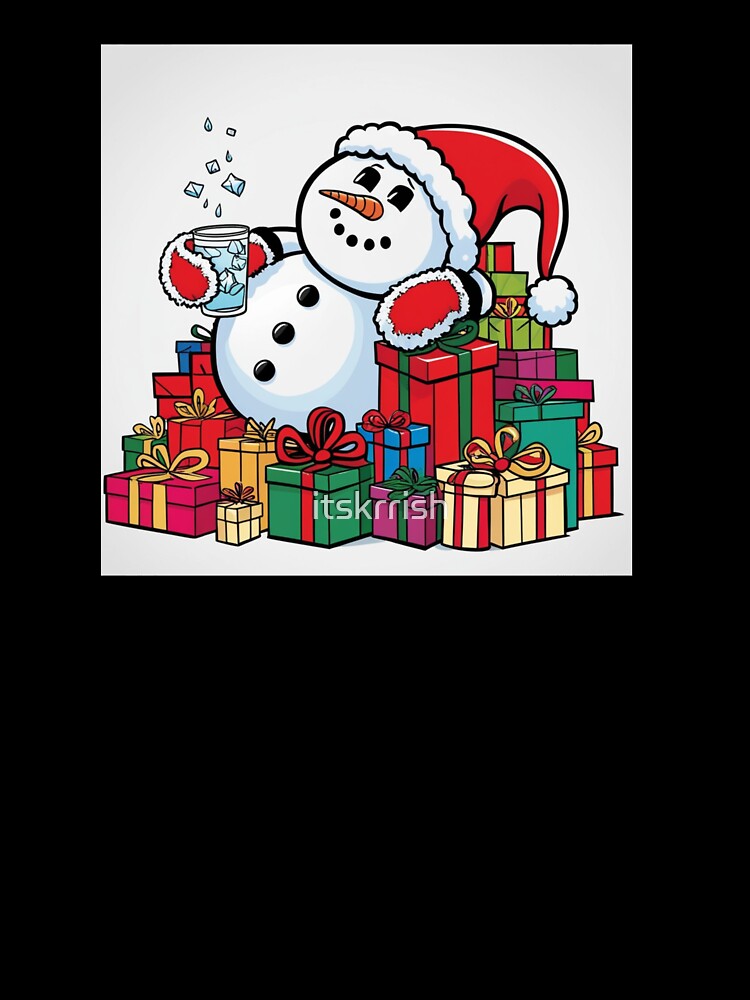 Snowman with gifts by itskrrish