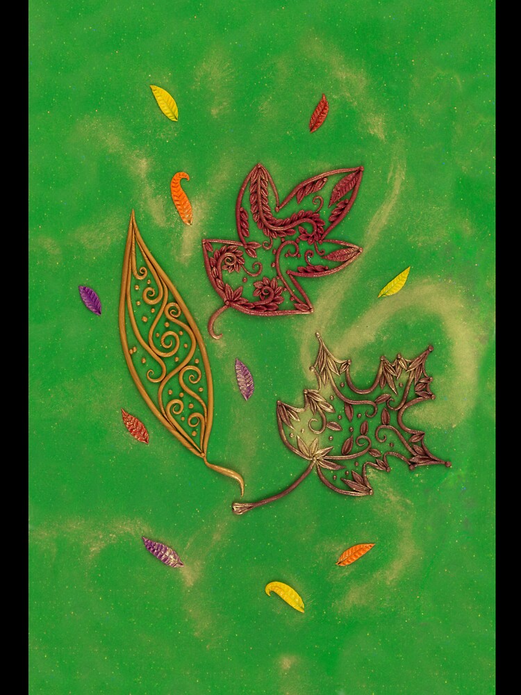 Autumn Winds - Autumn Leaves Art Work by DeidreDreams