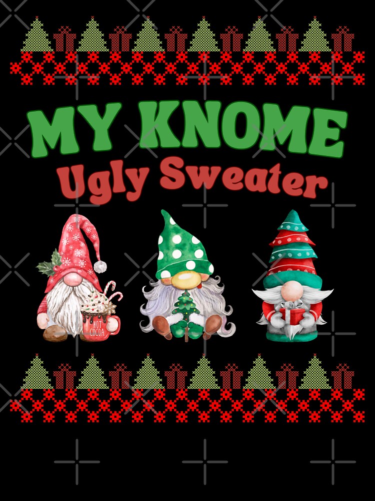 My Knome Ugly Sweater - Christmas, holiday, cute, funny, knome, ugly sweater by Ghoof-Wear