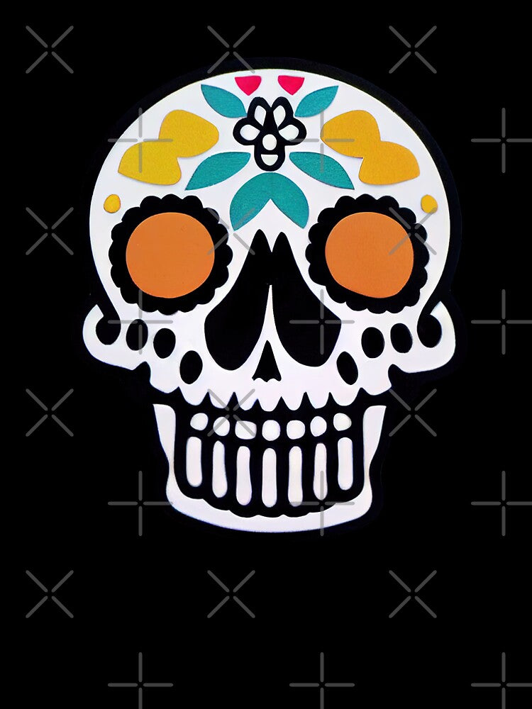 Copy of Copy of Dia de los Muertos Skull Artwork 02 by KaladynDesigns