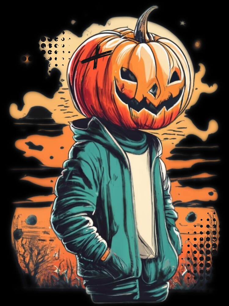 Pumpkin Head Halloween by NickiBille