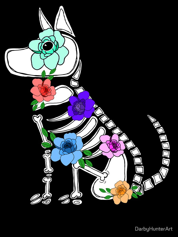 Dia de los muertos perro by DarbyHunterArt