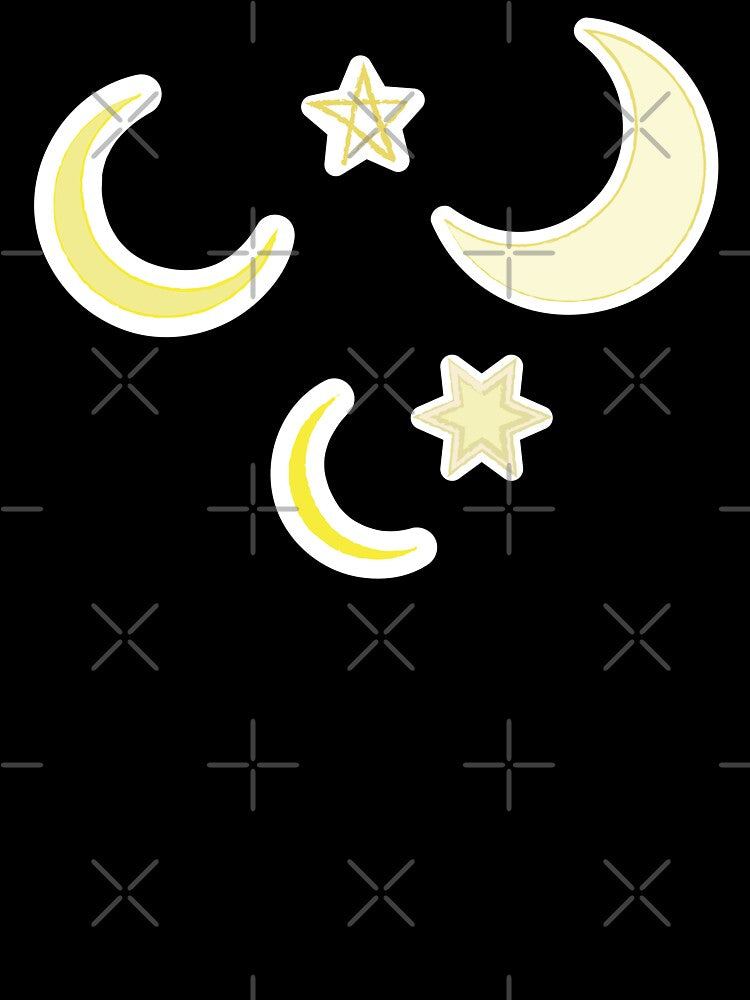 Boho Celestial Moon and Stars by HeatherAnn2023