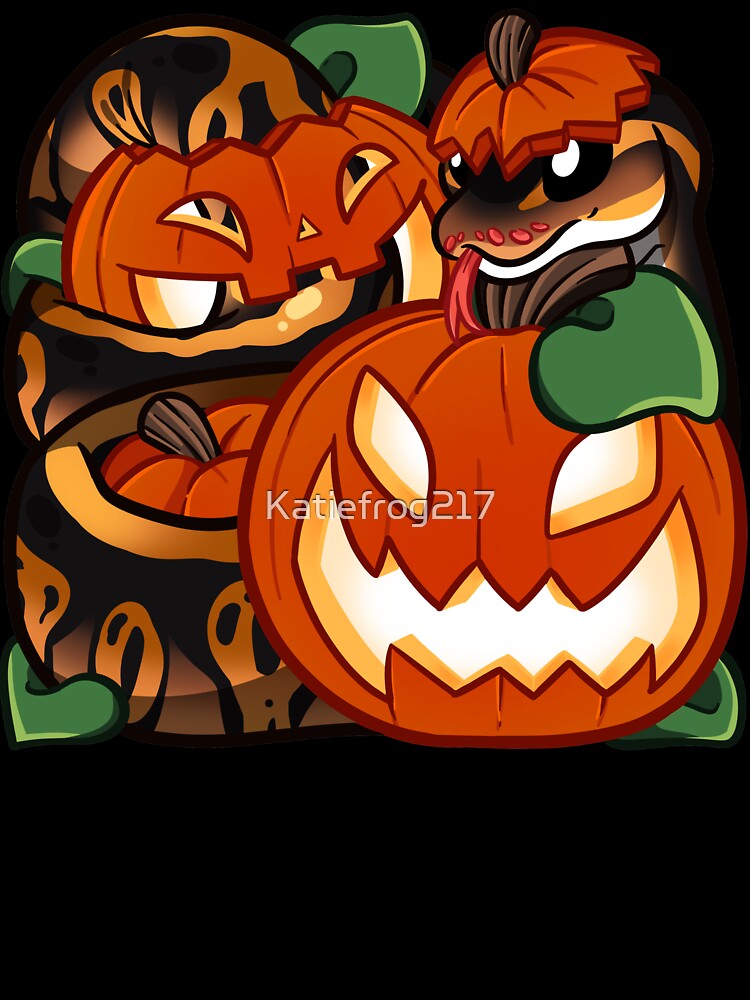 Jack-o-Lantern Ball Python by Katiefrog217