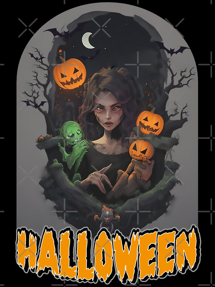 Zombie nightmare Halloween spookily by ortizferdesign