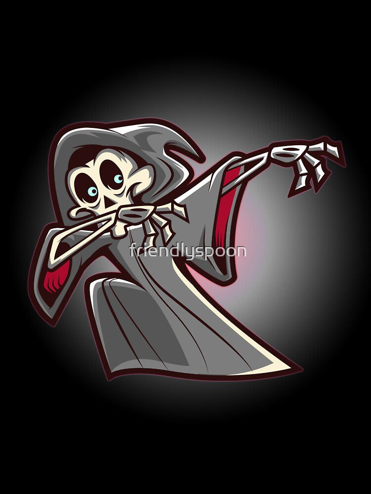 Dabbing Grim Reaper Skeleton by friendlyspoon