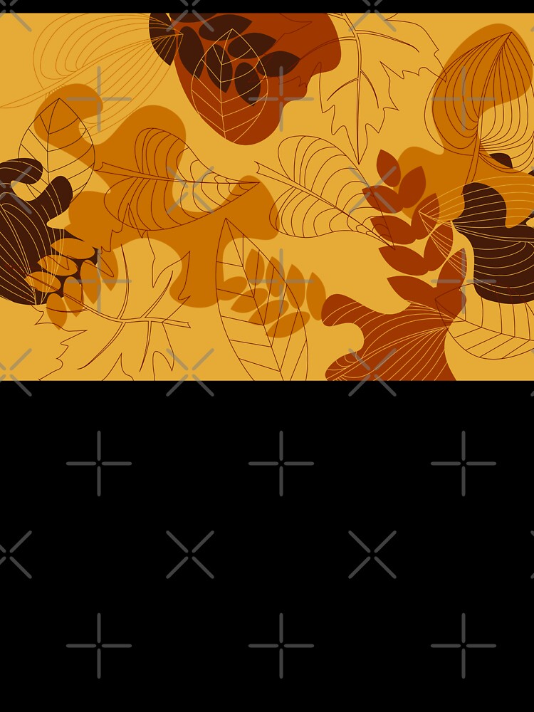 Abstract autumn foliage pattern by CutieBlue