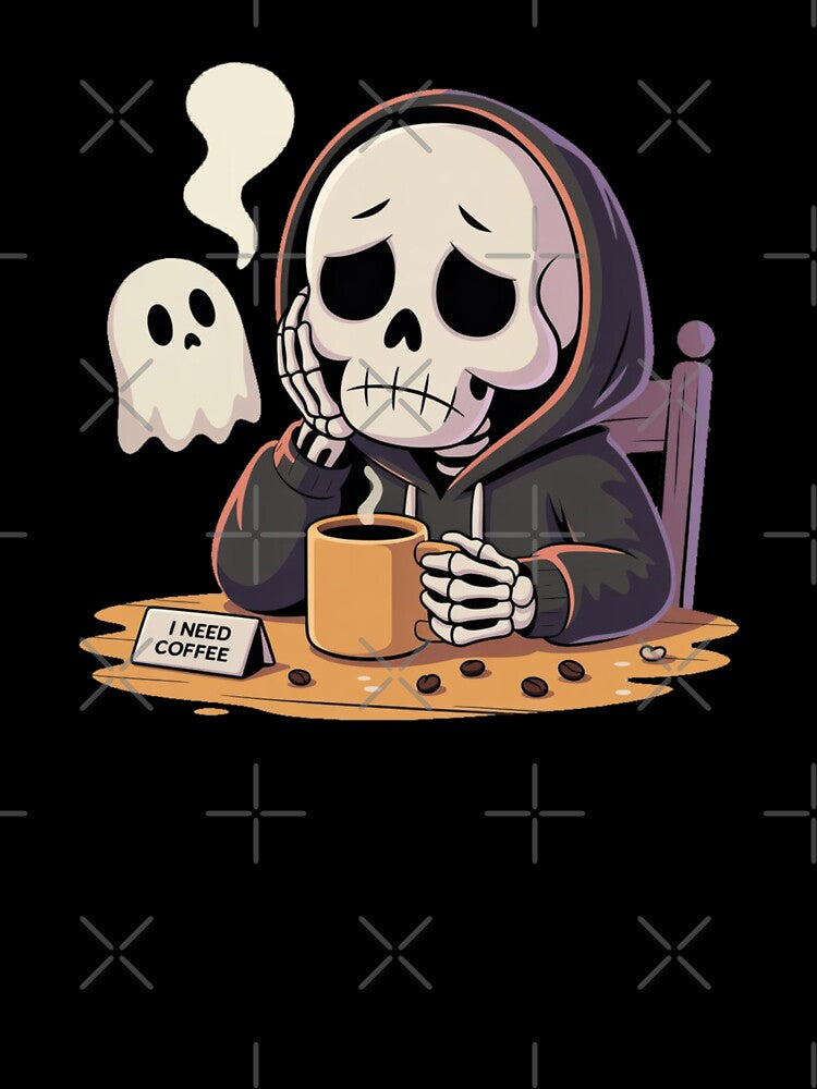 Caffeinated Skeleton by Prints-by-Olaf