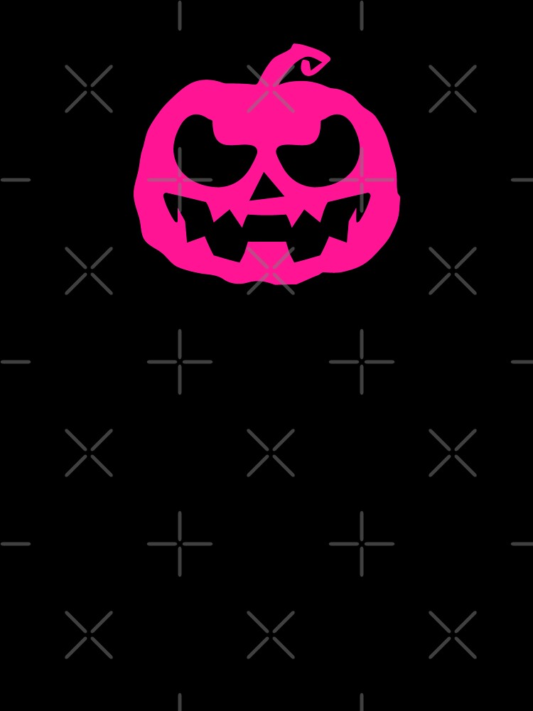 Hot Pink Jack O Lantern Halloween Pumpkin Graphic by pattern-archive