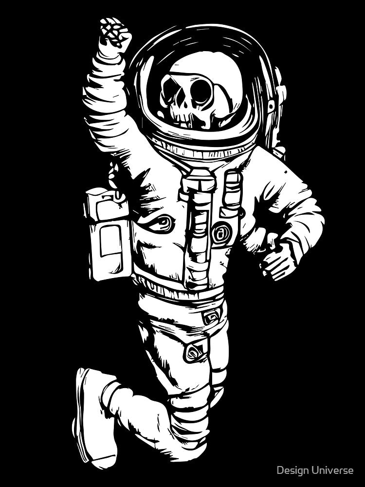 skeleton astronaut by Design Universe
