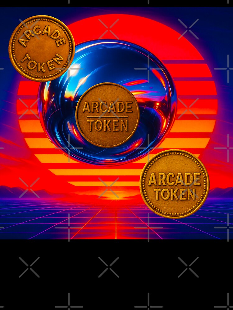 ❇️ INSERT COIN TO CONTINUE COLLECTION ❇️ -  Arcade Token – Sunset Horizon Edition v3 by WheelieGdArt